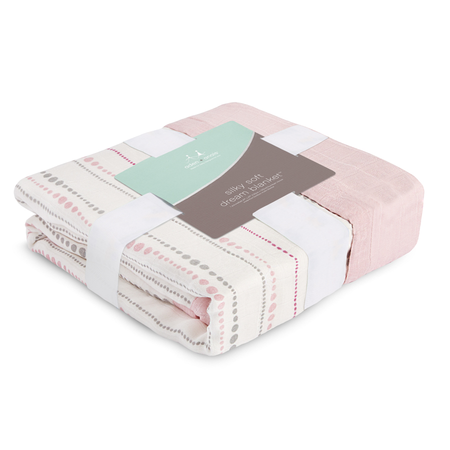 Silky Soft Dream Blanket Tranquility Bead Baby Blankets aden + anais