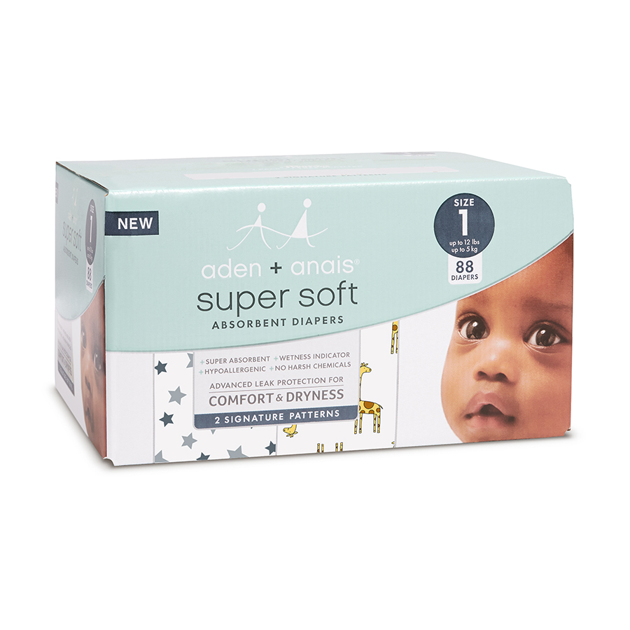 aden + anais disposable diapers + wipes