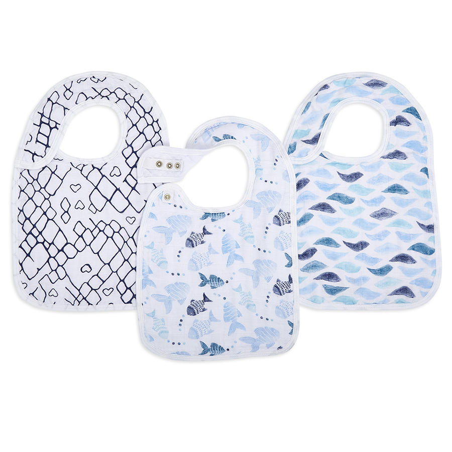 Baby Snap Bibs | Gone Fishing | aden + anais