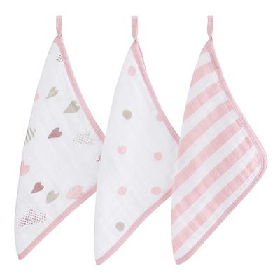 washcloth-muslin-hearts-stripes-dots-pink