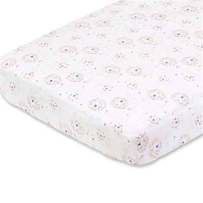 Leader Of The Pack Lion Heart Muslin Crib Sheet Aden Anais