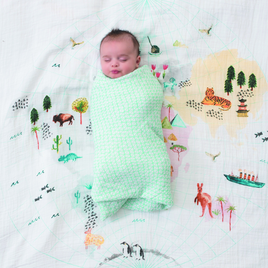 map classic swaddle | aden + anais